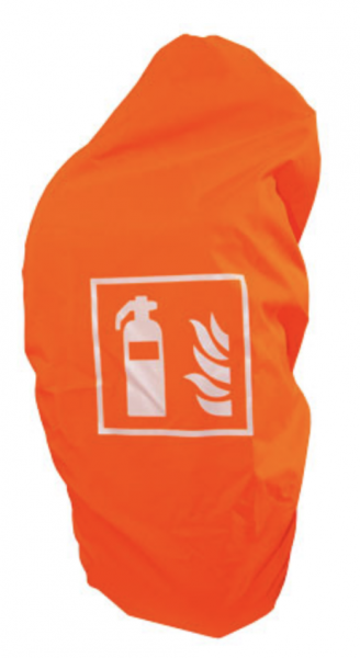 Gitterhaube rot Schutzhaube 12Kg Feuerlöscher Haube Abdeckung Überzug neonrot